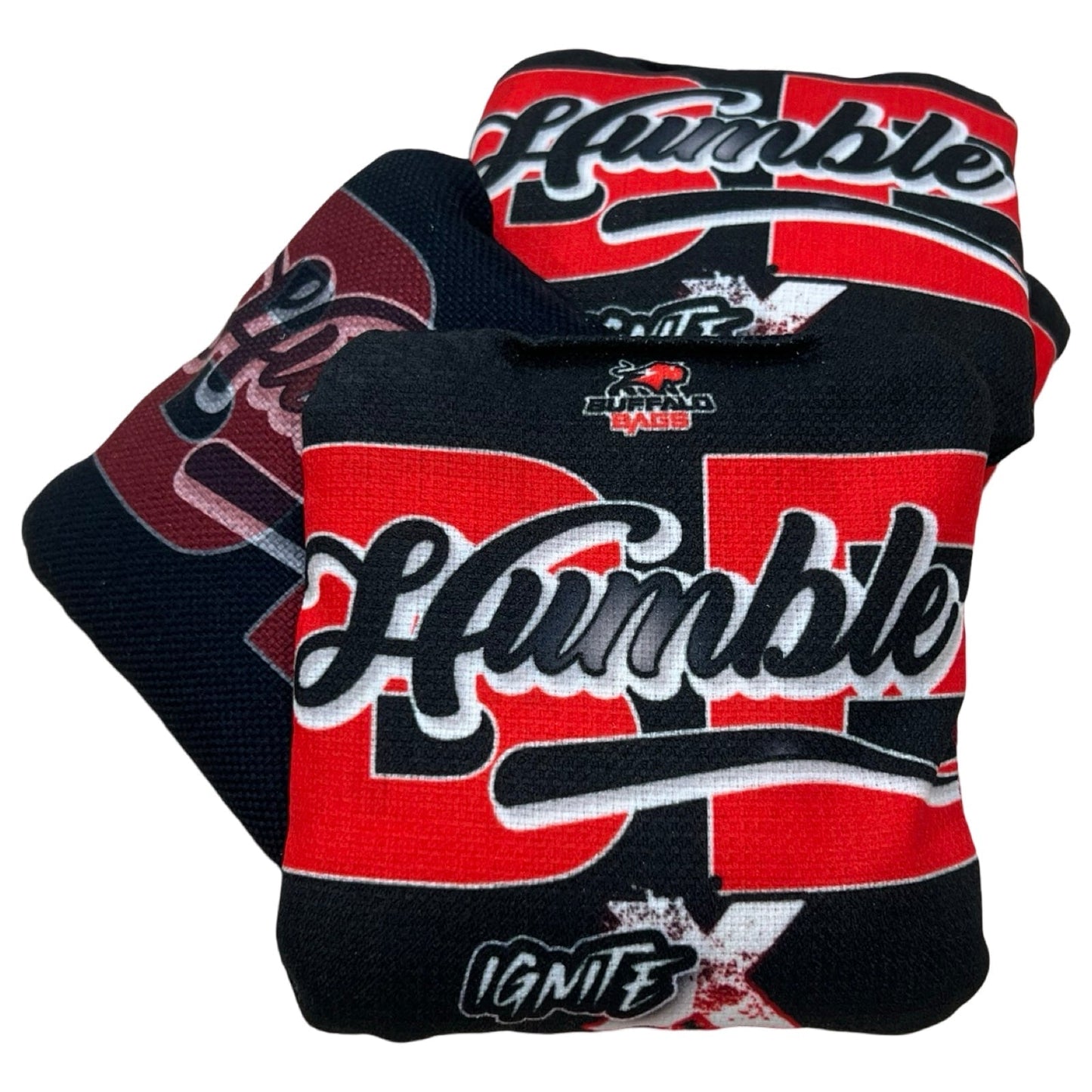 11 Close Out Designs - IGNITE - LIMITED Quantities Buffalo Boards BE HUMBLE BLACK and RED 