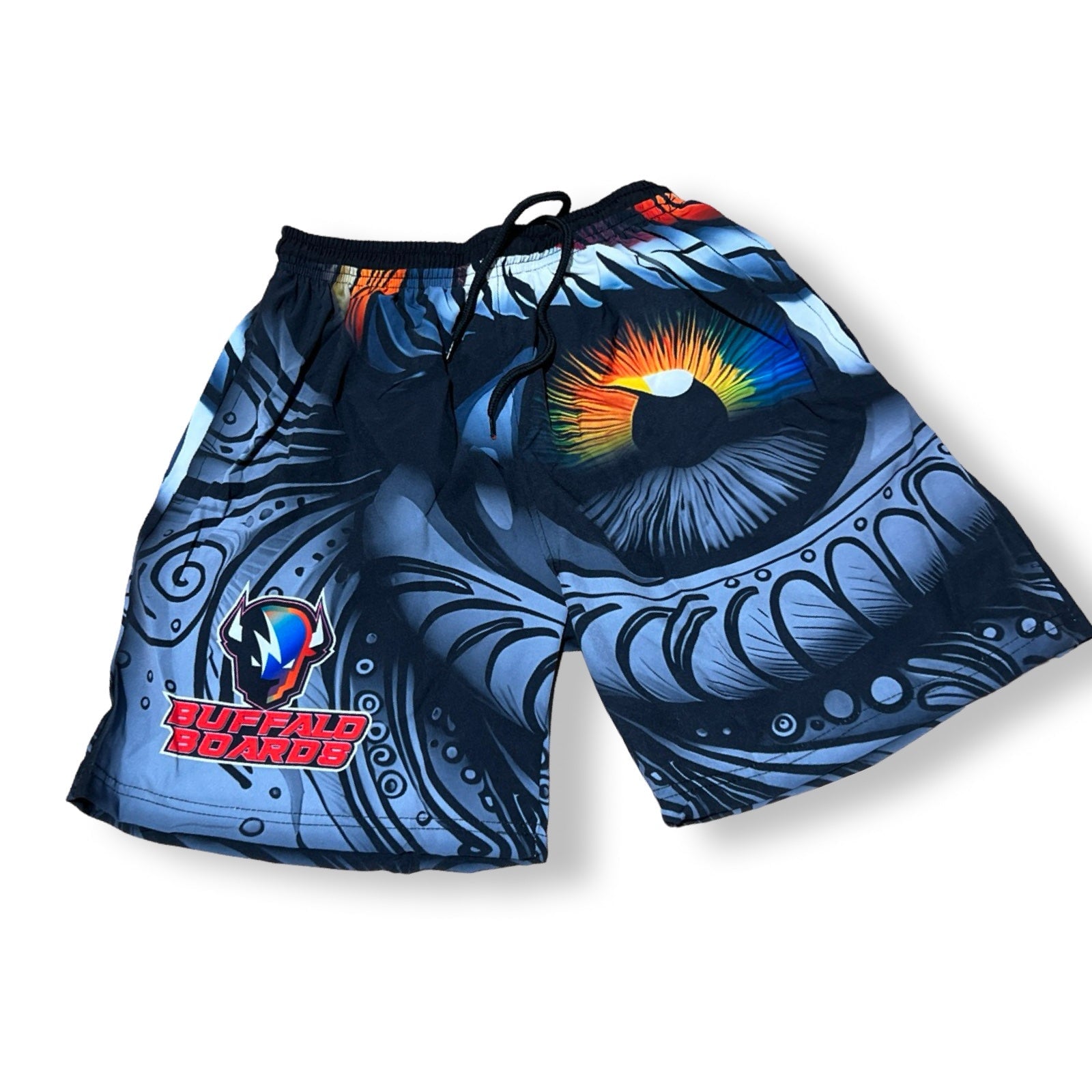 Buffalo Dragon and Eye Sport Shorts T-SHIRT Buffalo Boards 