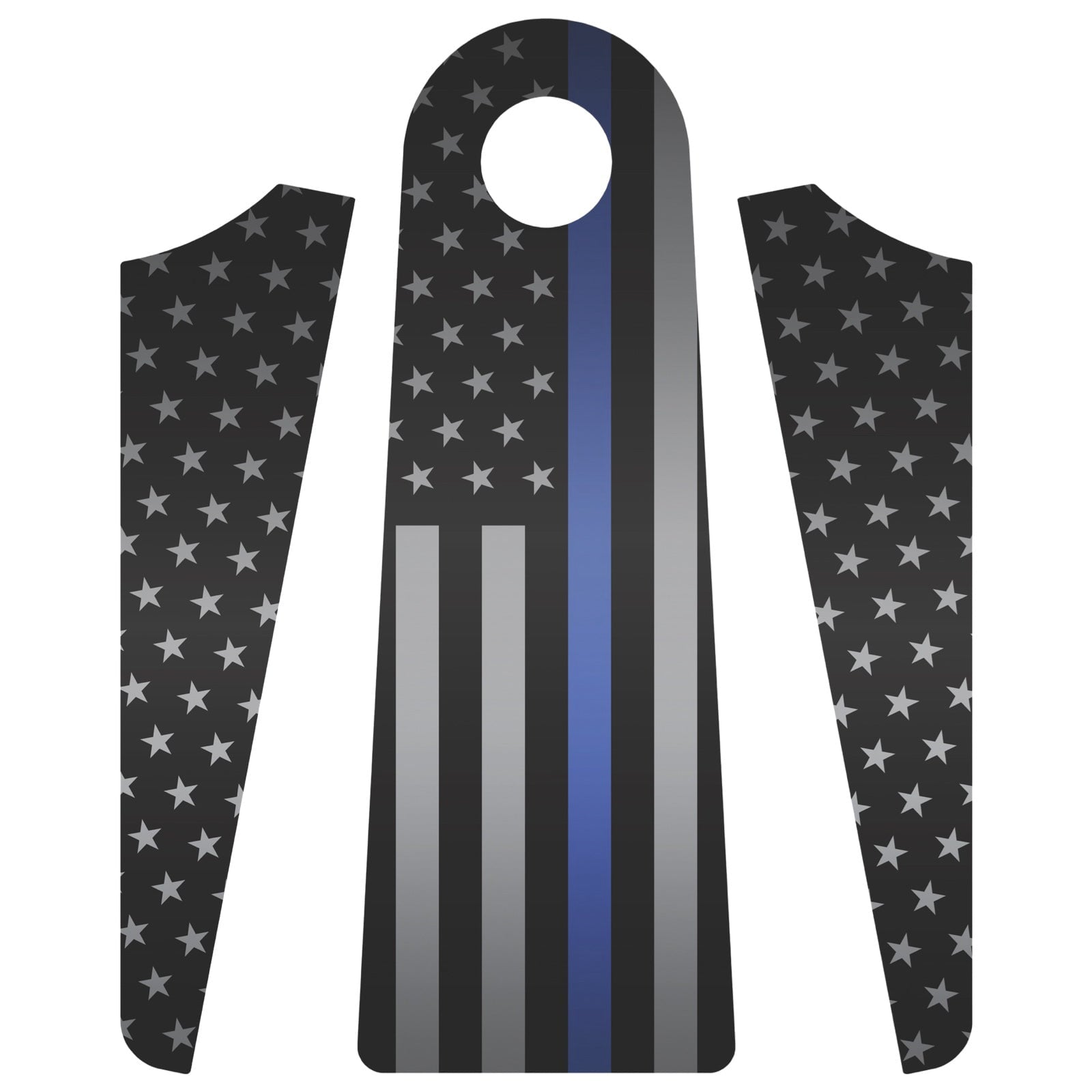 Buffalo Radar - Thin Blue Line - Cornhole Training Board RADAR Buffalo Boards 